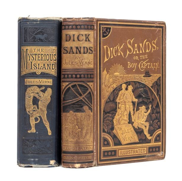2 éditions américaines en cartonnages illustrés publiées par Scribne