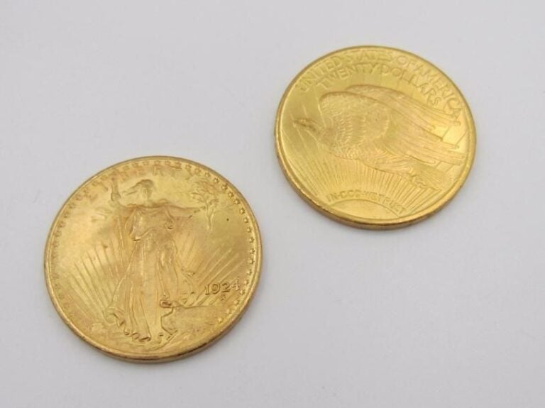 2 pièces de 20 dollars