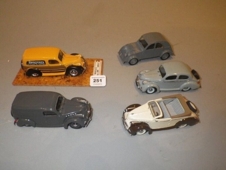 5 Modèles - CJM France - die cast en