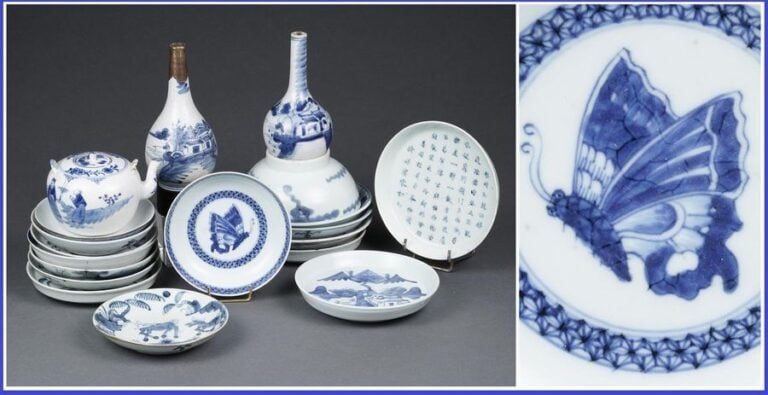 ACCUMULATION DE DIX-NEUF (19) PORCELAINES