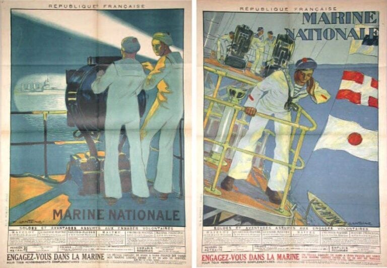 AFFICHES D'ENGAGEMENT - MARINE NATIONALE Par