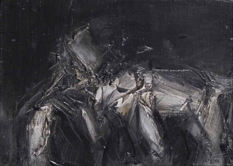 André MARFAING (1925-1987) Composition abstraite Huile sur toil