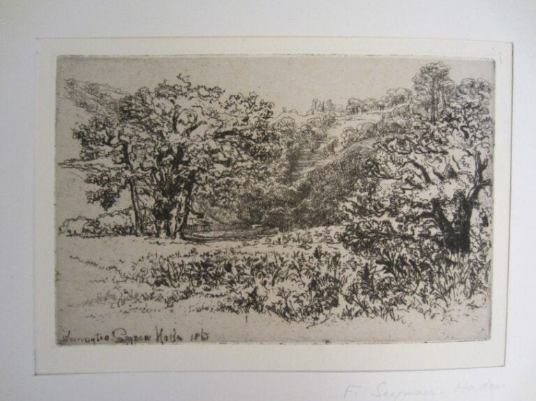 Arbres à Weirmaten, 1867
