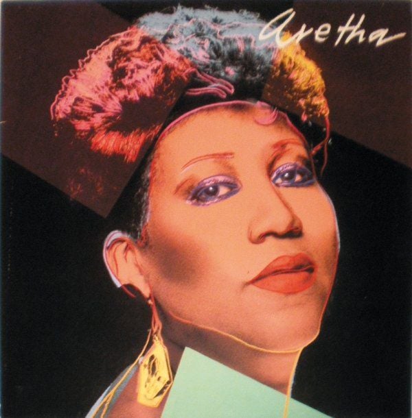 « Aretha Franklin : Aretha, 1986 » 33 Tours Avec Pochette De Couverture Recto-Verso Et Pochette Intérieure Réalisées Par Andy Warhol Bibliographie : « Andy Warhol : The Record Covers, 1949-1987 », Par Paul Marechal, Editions Prestel, 2008