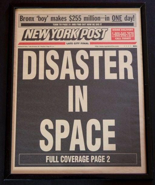 Armageddon Cadre journal - Disaster in Space «Armageddon» Original vu à l'écran - encadré - Certificat d'authenticité 1998