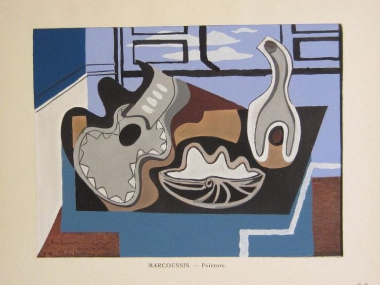ART CUBISTE - Guillaume Janneau, L'art cubiste - théories et réalisations, Charles Moreau, Paris, 1929, in-4, broché, avec 49 planches hors texte dont 13 POCHOIRS en couleurs par Jacomet de