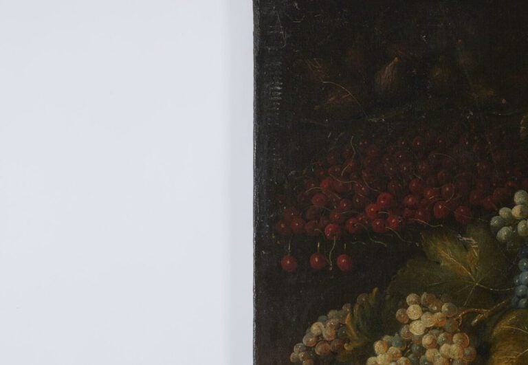 ATTRIBUÉ À GIUSEPPE VICENZINO - (1662 - APRÈS 1700) - « Nature morte aux raisin…