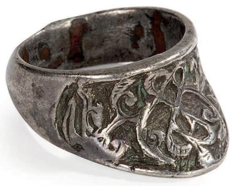 Bague d'archer en argent
