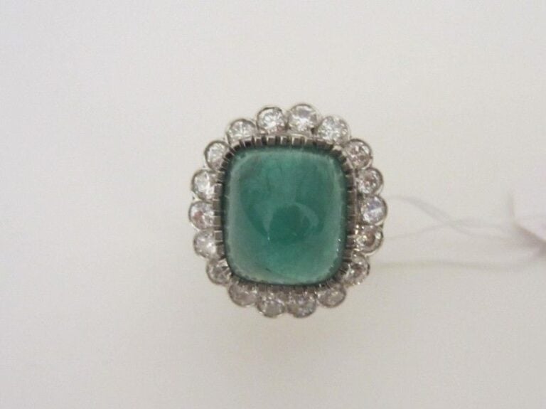 BAGUE en platine (mi