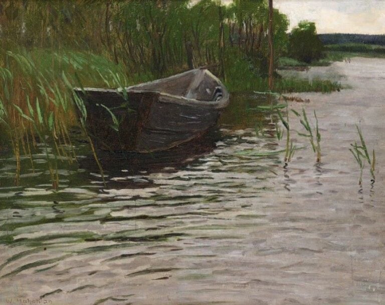 Barque sur la rivière