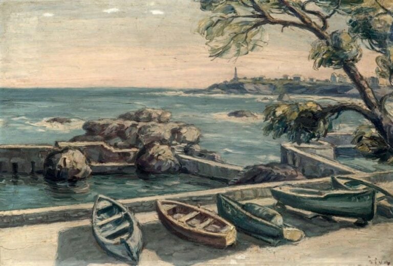 BARQUES EN BORD DE MER