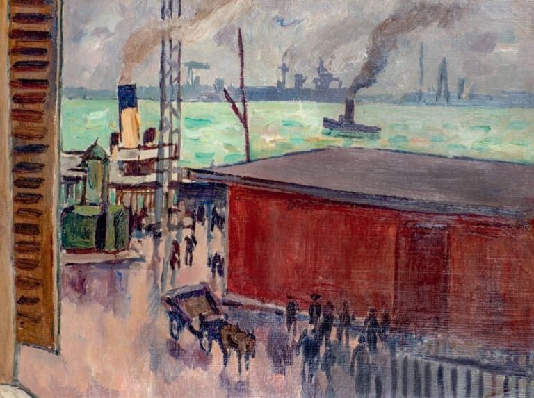 Bateaux à vapeur à quai