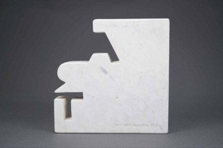 Bernard QUENTIN (Né en 1923) Art cube Marbr