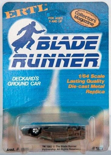 Blade Runner ERTL - Deckard's Ground Car Occasion USA, 1982 Chef-d'oeuvre du cinéma de science-fiction, Blade Runner propose une vision sombre de notre future empreinte de technologies innovante