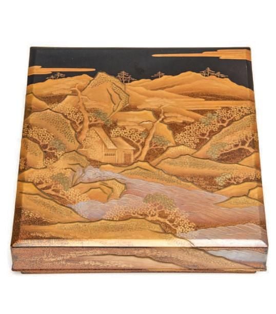 BOÎTE À PAPIER de forme carrée (gory?shibako