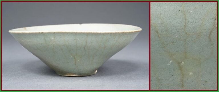 BOL CONIQUE EN CERAMIQUE  CELADON