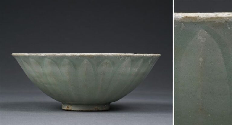 BOL EN GRES PORCELAINEUX A GLACURE CELADON