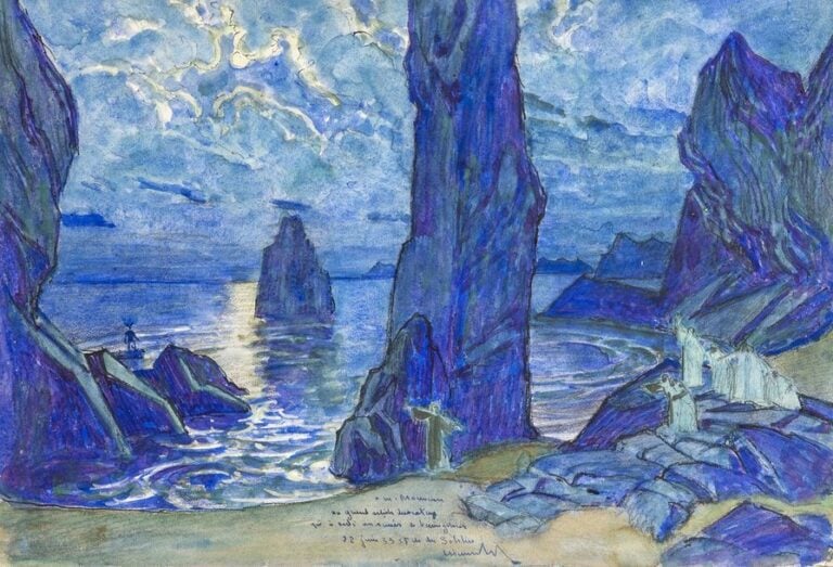 Bord de mer, 1933; Village