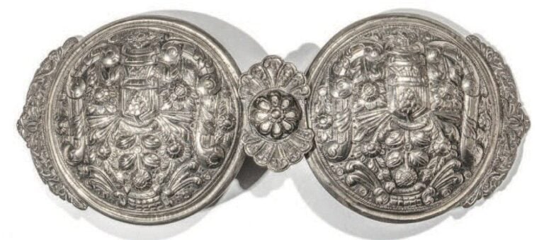 Boucle de ceinture en argent