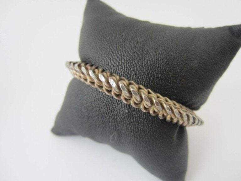 BRACELET flexible en argent (925 millièmes) ajour