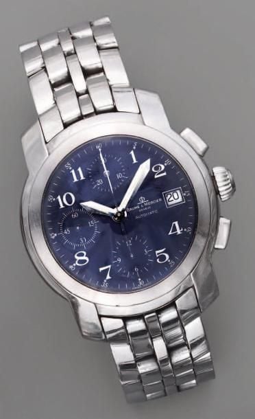 BRACELET MONTRE chronographe en acier, modèle «Capeland