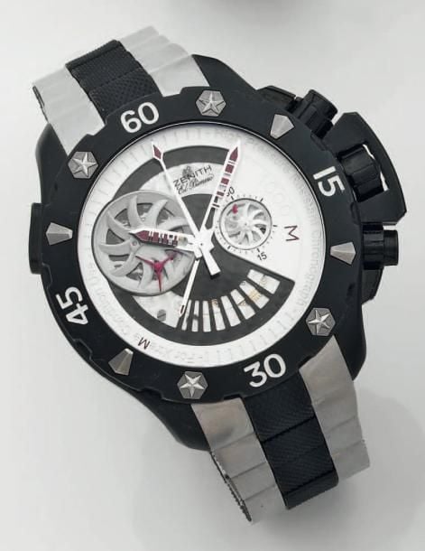 BRACELET MONTRE chronographe en titane, modèle « Defy Xtrem