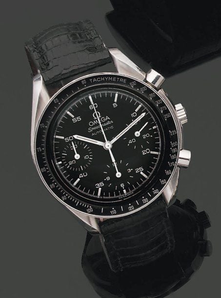 BRACELET MONTRE d'homme, chronographe, modèle « speedmaster », en acie