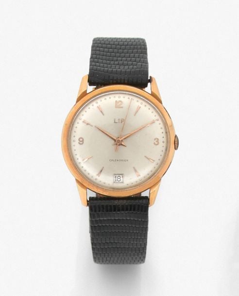 •BRACELET MONTRE en or jaune (750‰