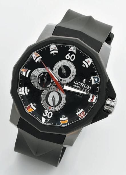 BRACELET MONTRE marine en titanium, modèle «Admiral's Cup Tides