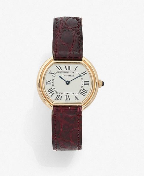 •BRACELET MONTRE modèle «Ellipse» en or jaune (750‰
