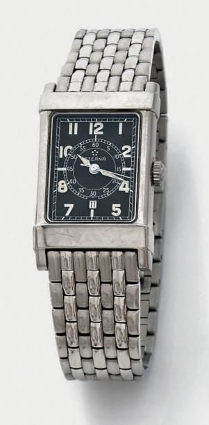 BRACELET MONTRE rectangulaire en acie