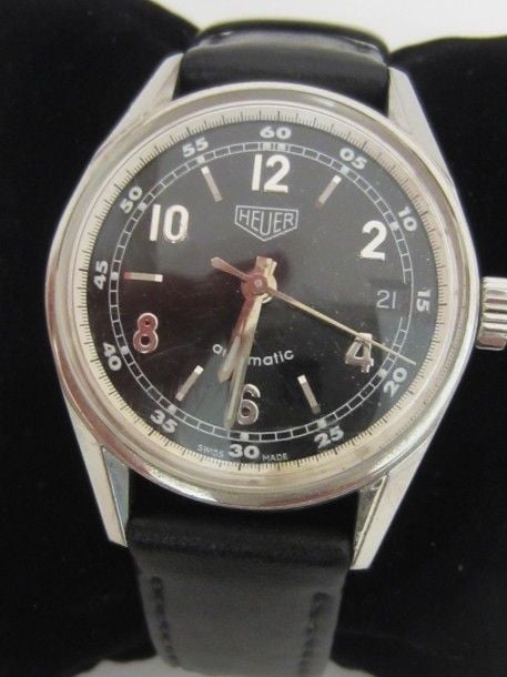 BRACELET MONTRE ronde en acier, «modèle Carrera