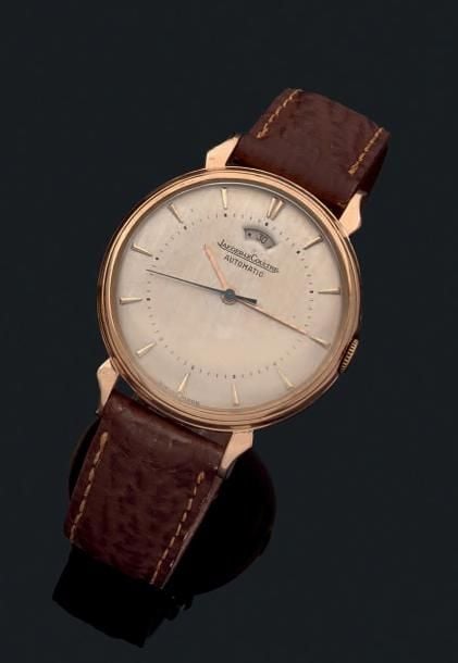 BRACELET MONTRE ronde en or jaune (750 millièmes) godronn