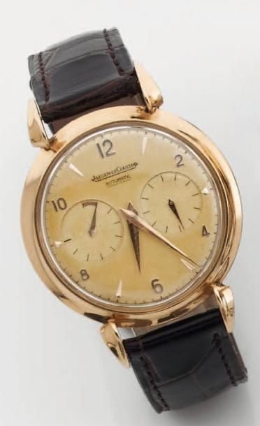 BRACELET MONTRE ronde en or rose, modèle « Futurmatic