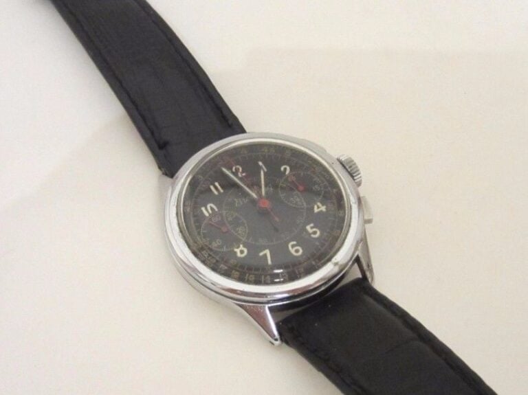 BREITLING BRACELET MONTRE ronde chronographe en acie