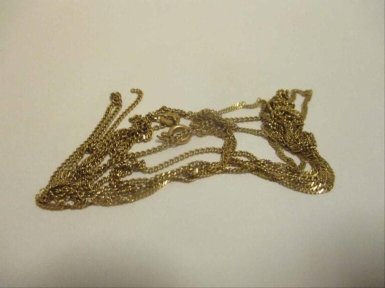 Bris de chaîne en or jaune 18K (750%o