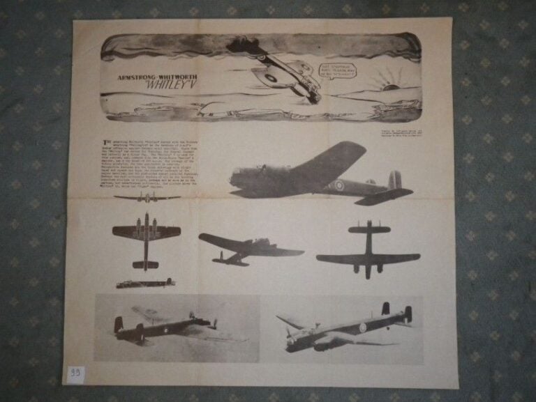 BRISTOL « BLENHEIM » et ARMSTRONG-WHITWORTH « WHITLEY