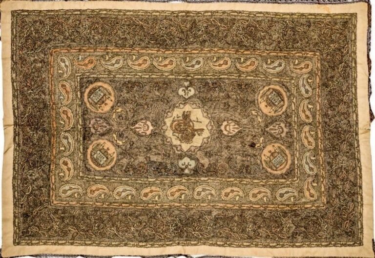 Broderie Ottomane aux fils de métal