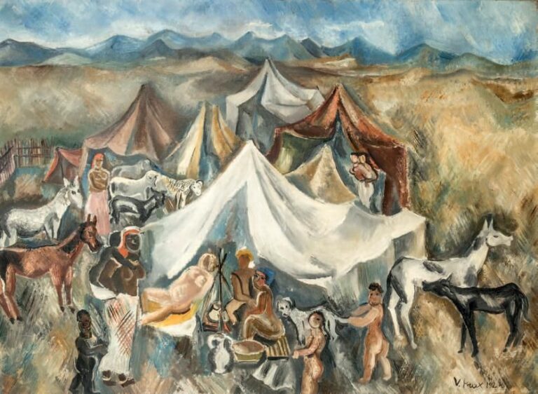 Campement, 1924