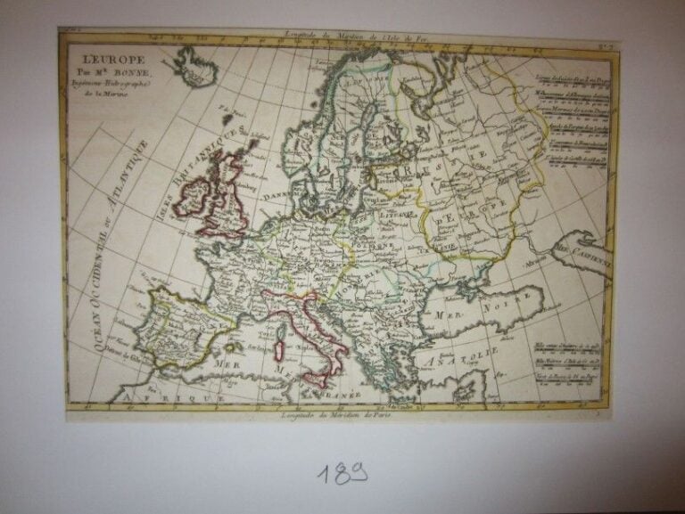 CARTE GENERALE DE L'EUROP