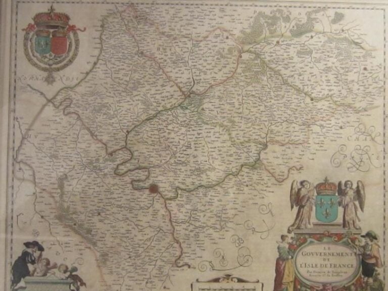 Carte "Le gouvernement de l'Ile de France"