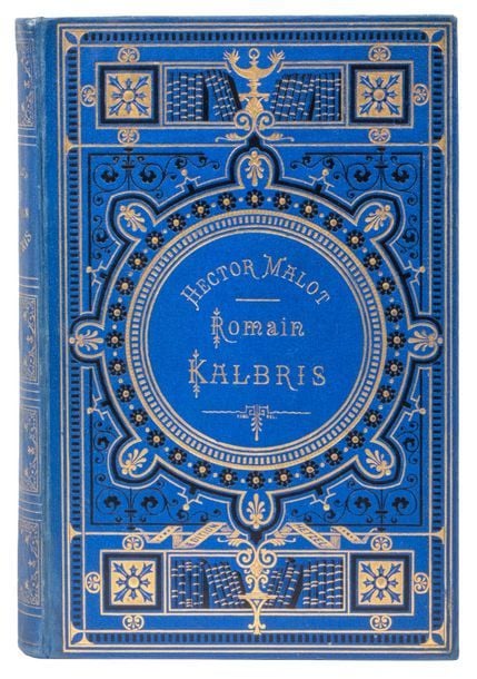 Cartonnages «aux deux rangées de livres»