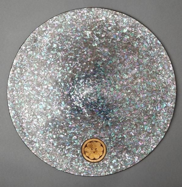 Casque de samouraï de forme plate (ichimonji jingasa