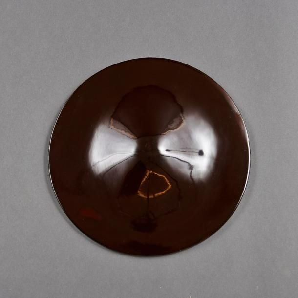 Casque de samouraï (jingasa) laqué noi