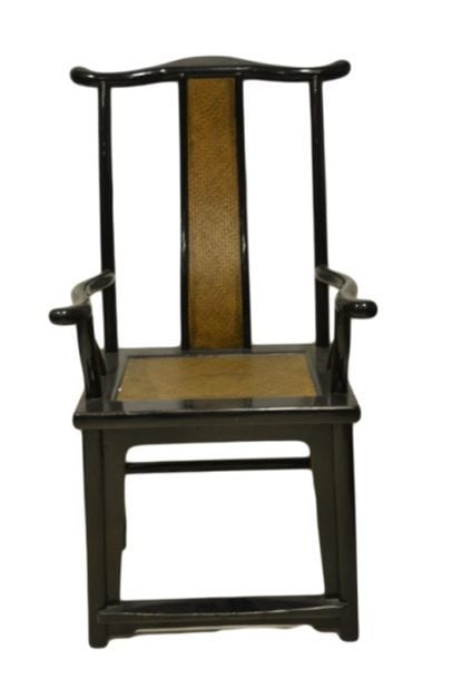 CHAISE EN BOIS NORCI A DOSSIER EN FORME DE JOUG DE BOEUF