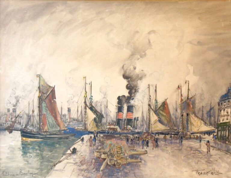 « Chalutiers à Boulogne