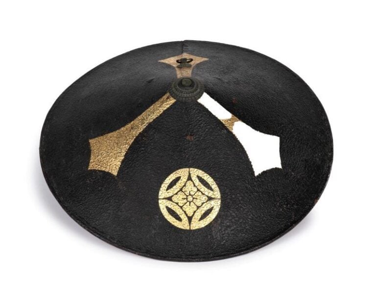 CHAPEAU DE VOYAGE DE SAMOURAÏ, JINGASA