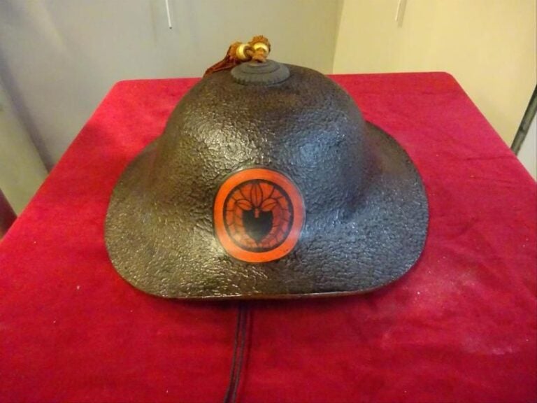 CHAPEAU DE VOYAGE DE SAMOURAI, JINGASA