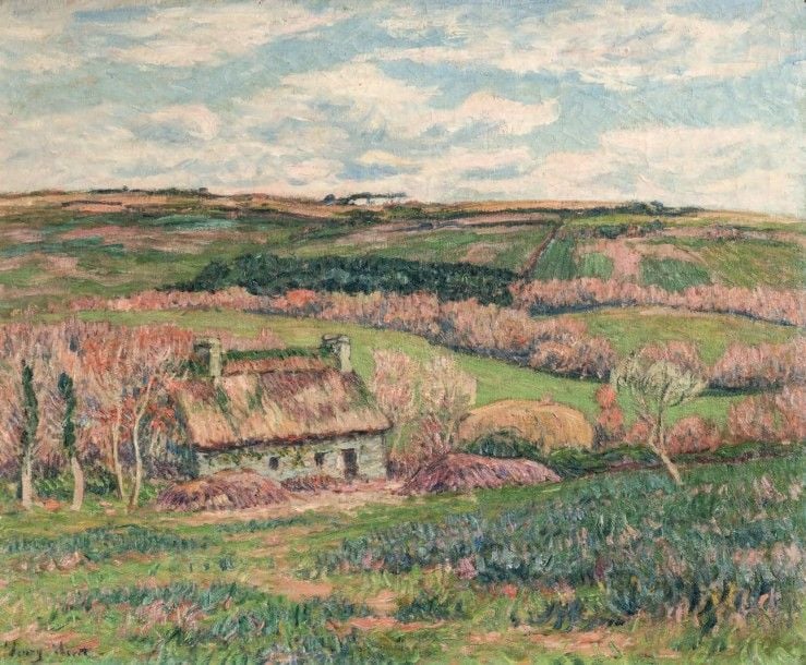 Chaumière aux environs de Doëlan, circa 1911-11