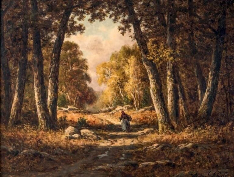 Chemin de la grande vallée à Fontainebleau